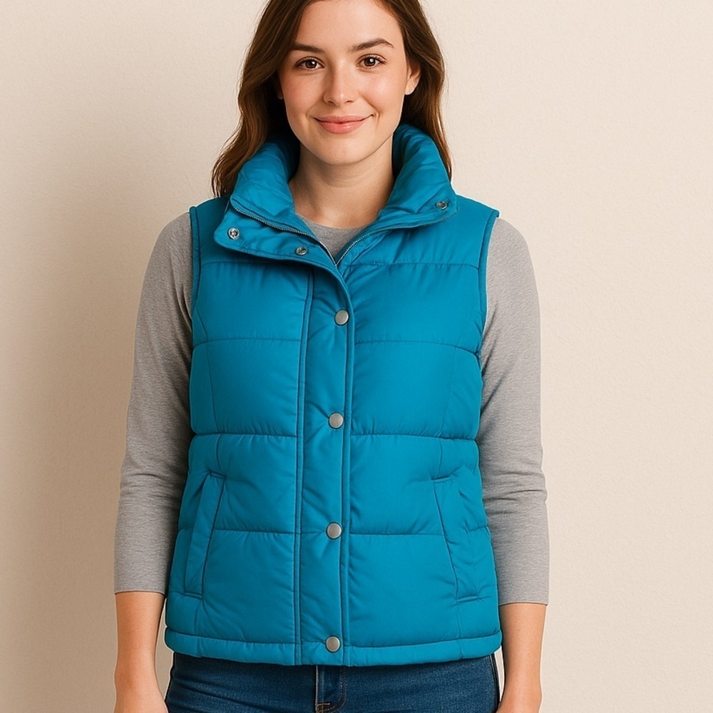 Old Navy puffer vest, size Medium Tall